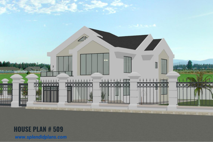 Modern african family duplex home of 5 bedrooms