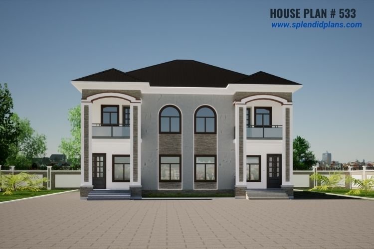 2 Town houses of 3 bedrooms each